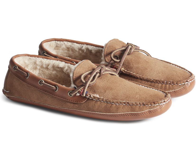 Sperry Gold Cup Handcrafted in Maine Slippers - Men's Slippers - Brown [FG8419637] Sperry Top Sider